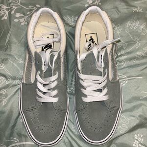 Vans mute green and cream Sneakers